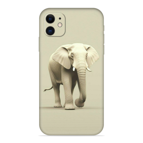 iPhone 11 with Majestic Elephant Print