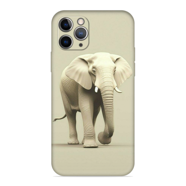 iPhone 11 Pro with Majestic Elephant Print