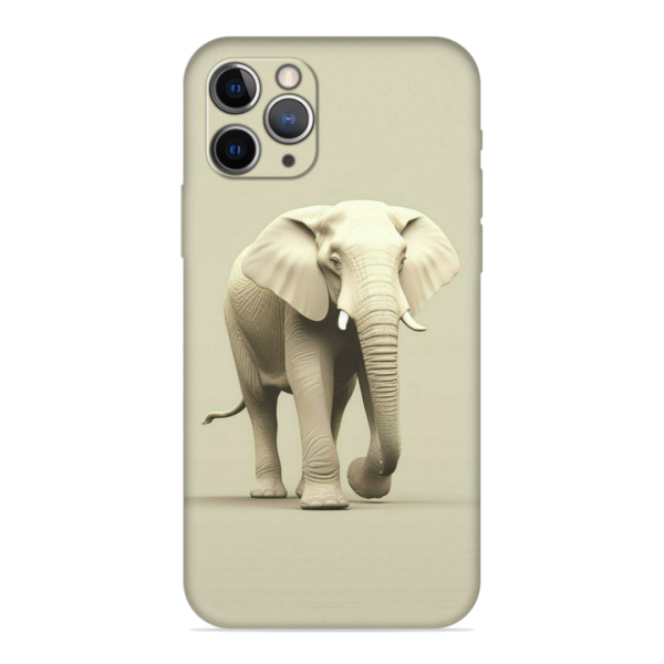 iPhone 12 Pro Max Cover with Majestic Elephant Print