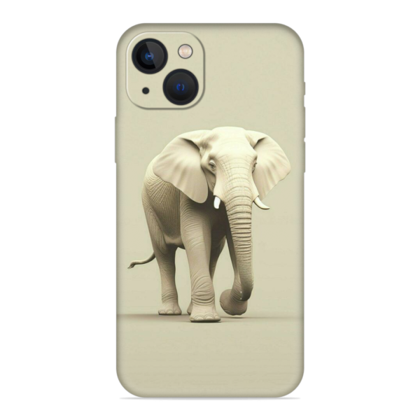 iPhone 13 Cover with Majestic Elephant Print