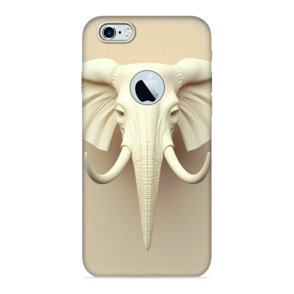 Majestic Elephant Head iPhone 6 (Logo Cut) Cover