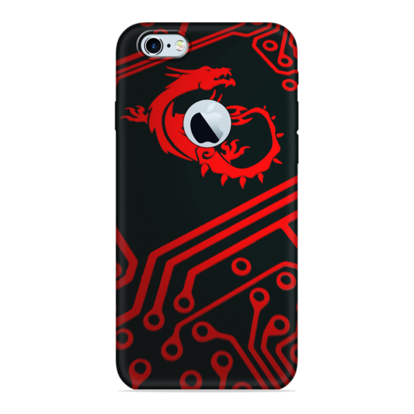 Iphone 6S (Logo Cut) MSI Dragon Cover