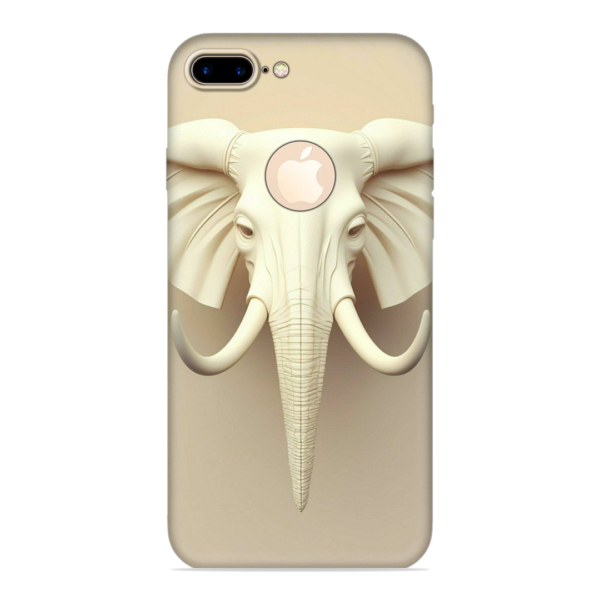 Majestic Elephant Head iPhone 7 Plus (Logo Cut) Cover