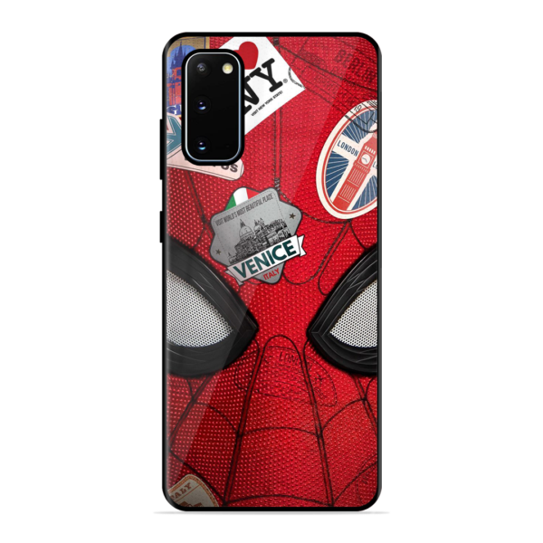 Spider-Man Face Print Cover for Samsung Galaxy S20