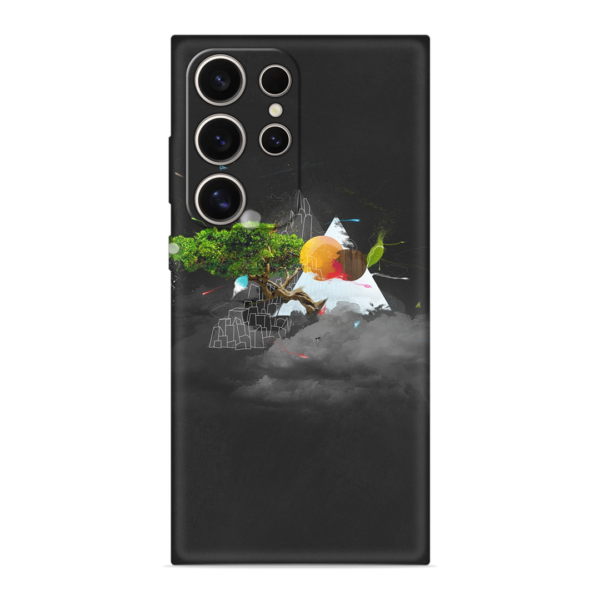 Samsung Galaxy S24 Ultra (5G) Cover with Black Mountain Print