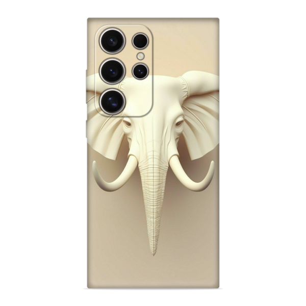 Majestic Elephant Head Samsung Galaxy S24 Ultra (5G) Cover