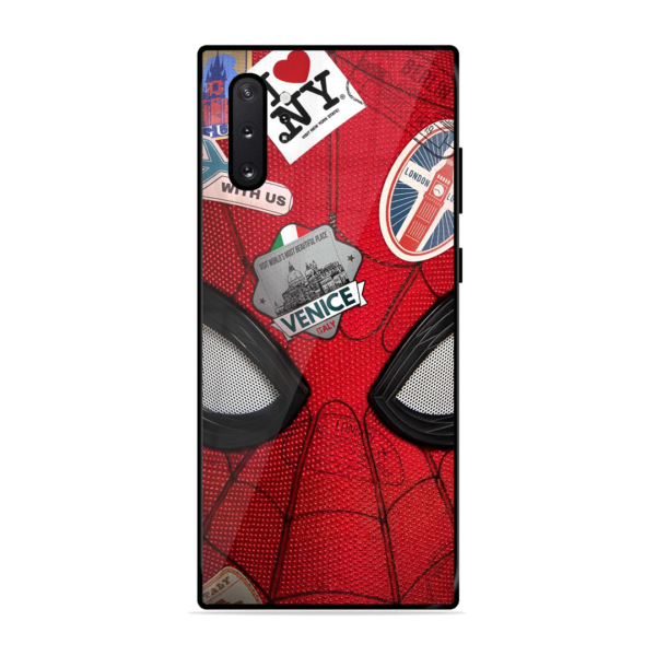 Spider-Man Face Print Cover for Samsung Galaxy Note 10 Plus