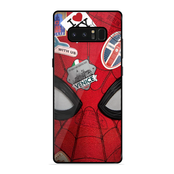 Spider-Man Face Print Cover for Samsung Galaxy Note 8