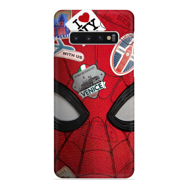 Spider-Man Face Print Cover for Samsung Galaxy S10