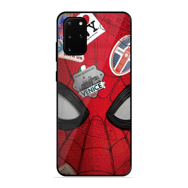 Spider-Man Face Print Cover for Samsung Galaxy S20 Plus