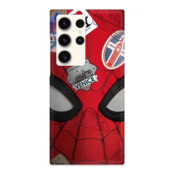 Spider-Man Face Print Cover for Samsung Galaxy S23 Ultra