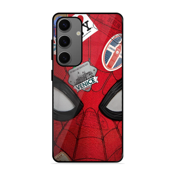 Spider-Man Face Print Cover for Samsung Galaxy S24 (5G)