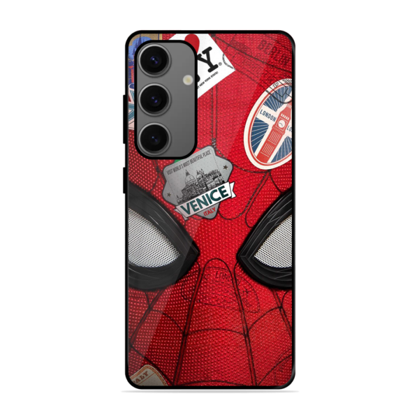 Spider-Man Face Print Cover for Samsung Galaxy S24 Plus (5G)