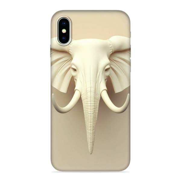 Majestic Elephant Head iPhone X Cover