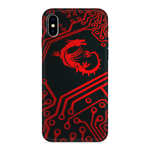 Iphone X MSI Dragon Cover