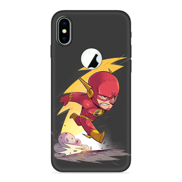 Flash iPhone X (Logo Cut) Cover