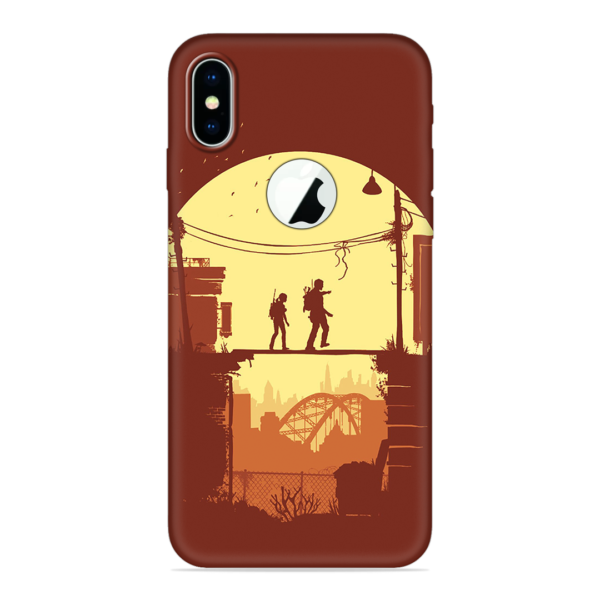 iPhone XS Max (Logo Cut) Minimalist Illustration Cover