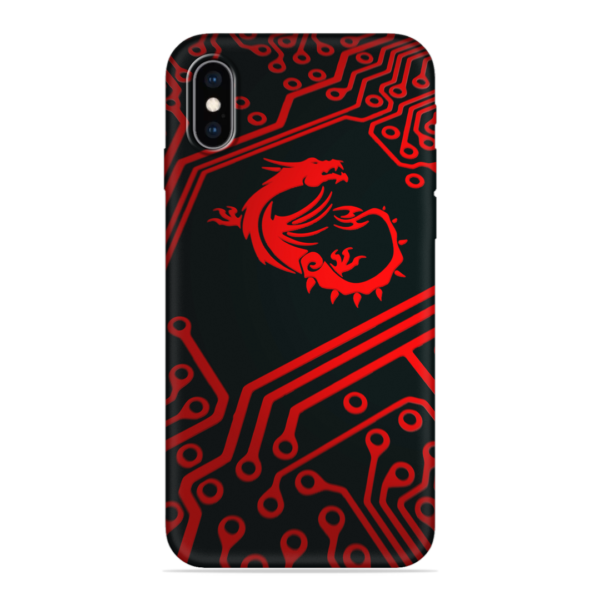 Iphone XS MSI Dragon Cover