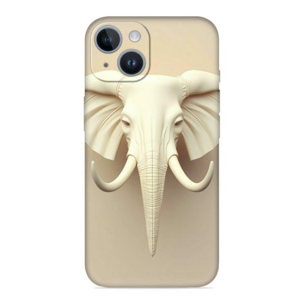 iPhone 14 Plus Cover with Majestic Elephant Print