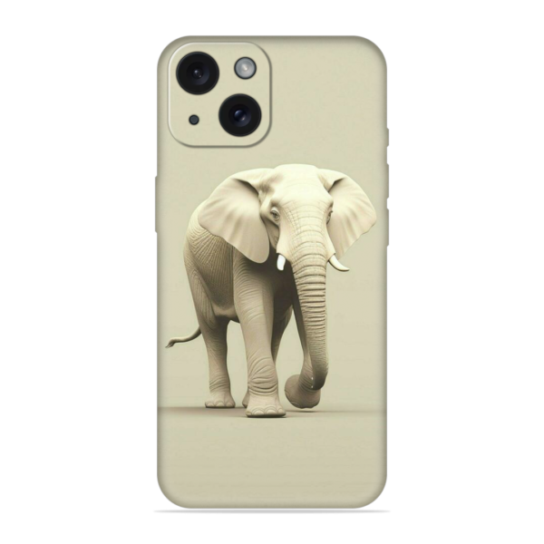 iPhone 15 Cover with Majestic Elephant Print