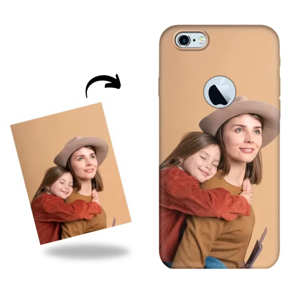 Custom Photo Printed Cover for iPhone 6 Logo cut